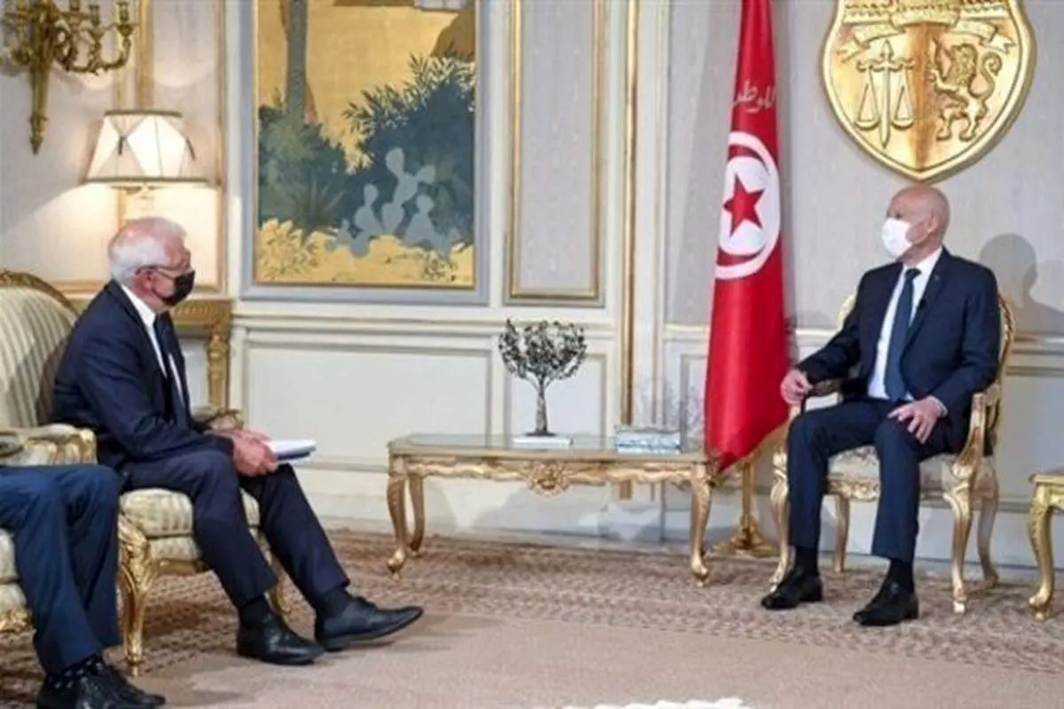 درخواست اتحادیه اروپا برای آغاز به کار پارلمان تونس/قیس سعید: هیچ مداخله خارجی را نمی‌پذیریم