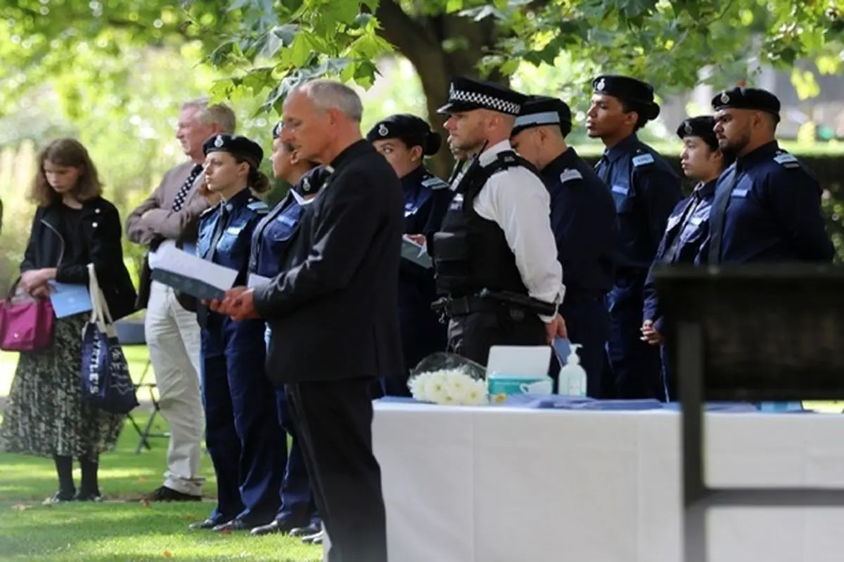 برگزاری مراسم یادبود قربانیان حادثه ۱۱ سپتامبر در انگلیس