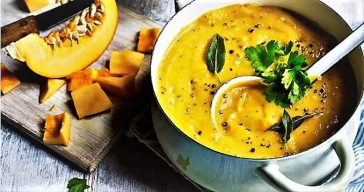 طرز تهیه آش کدو حلوایی