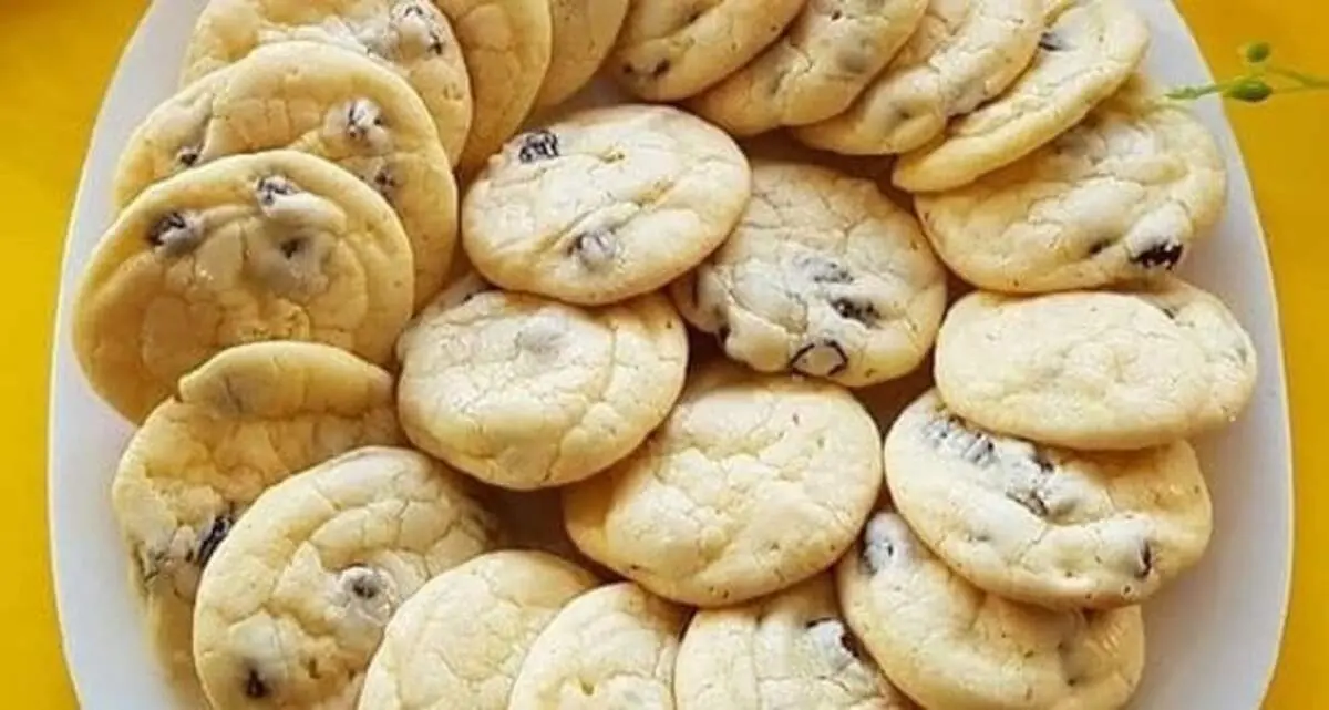 طرز تهیه شیرینی کشمشی خوشمزه خانگی
