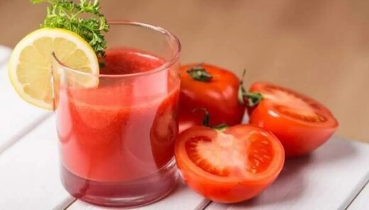 خاصیت شگفت‌انگیز آب گوجه‌فرنگی