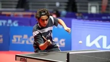 نایب قهرمانی پینگ پنگ باز ۱۶ ساله ایران در تور جهانی پرتغال