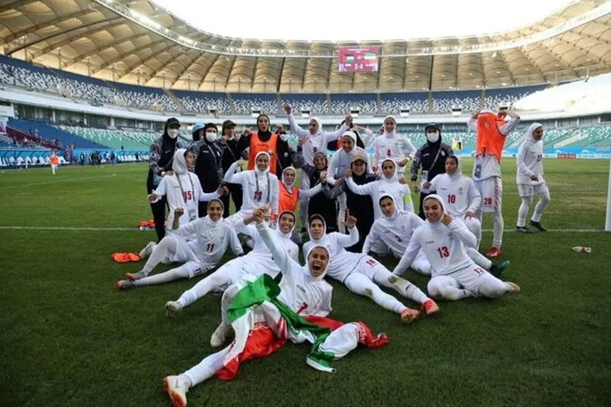 جشن صعود دختران ایرانی به جام ملت‌های آسیا