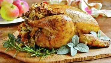 طرز تهیه مرغ شکم پر مازندرانی