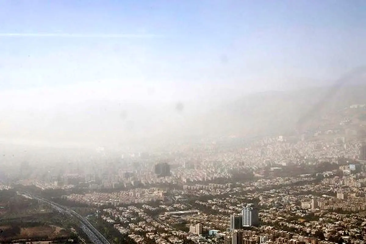 تهران غرق در گرد و غبار شدید به روایت تصویر