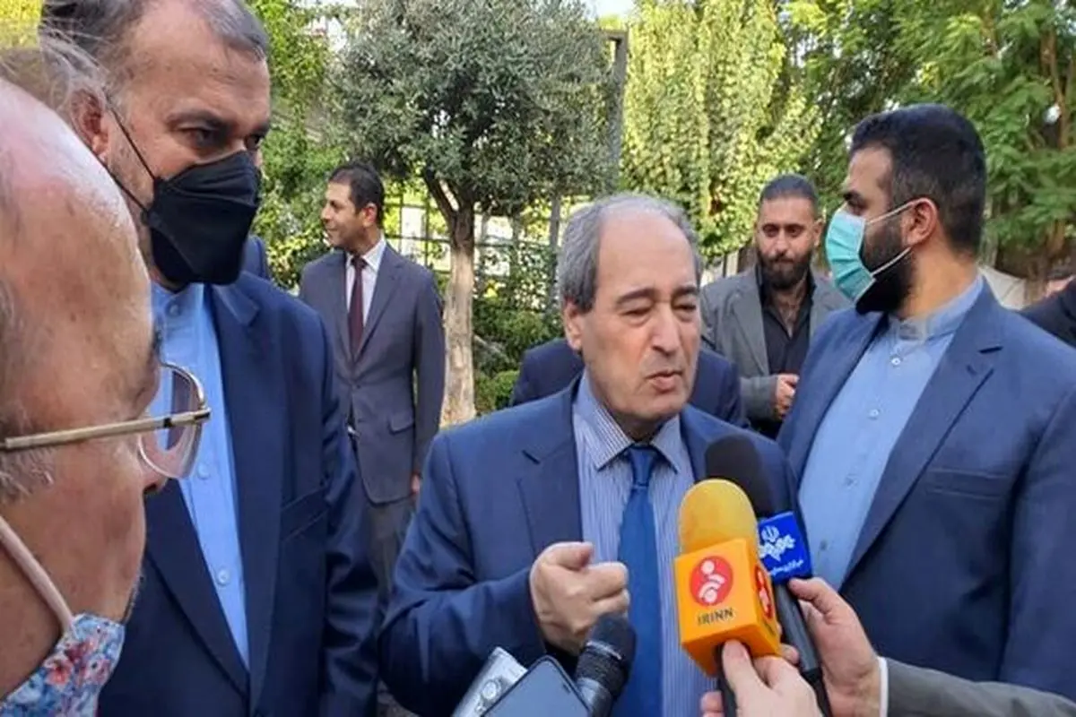 سفر قریب الوقوع وزیر امور خارجه سوریه به تهران
