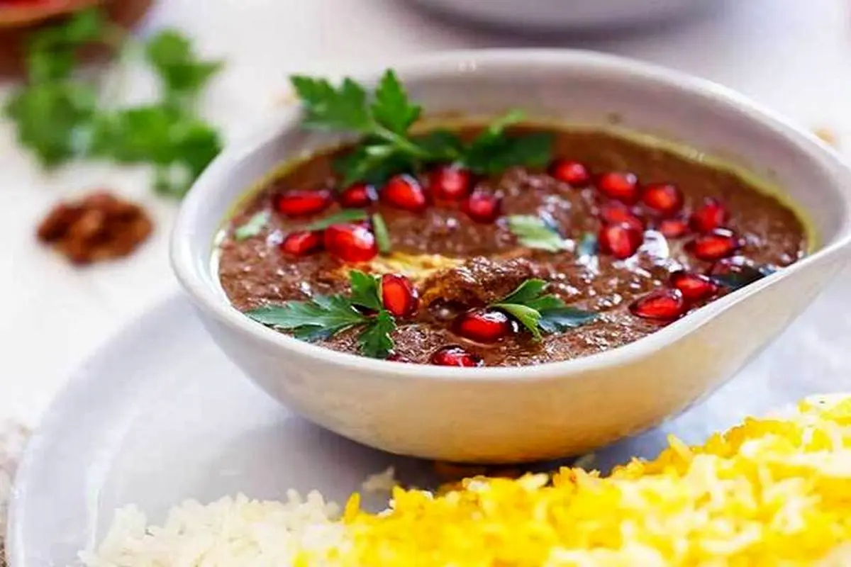 خورشت فسنجان، غذای اصیل و بی‌نظیر ایرانی