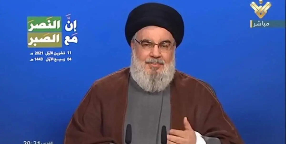 استقبال سید حسن نصرالله از حل مشکل برق لبنان توسط ایران