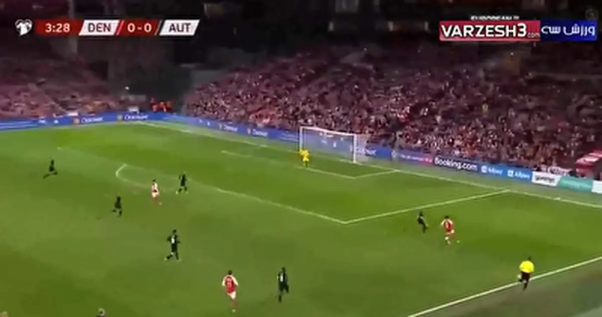 خلاصه بازی دانمارک ۱-۰ اتریش (صعود دانمارک به جام جهانی)+ فیلم