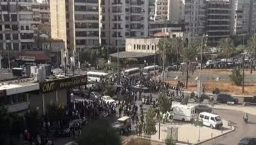 الطیونه لبنان به میدان جنگ تبدیل شده است