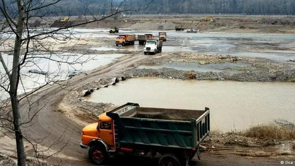تاثیر مخرب "ماسه‌خواری" بر اکوسیستم دریای خزر