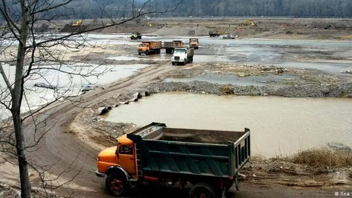 تاثیر مخرب "ماسه‌خواری" بر اکوسیستم دریای خزر