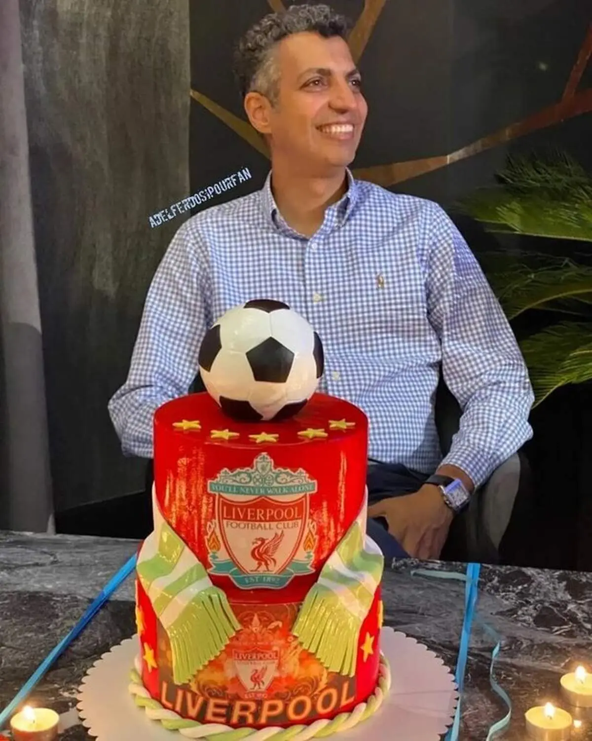 قاب‌های جالب از جشن تولد عادل فردوسی‌پور