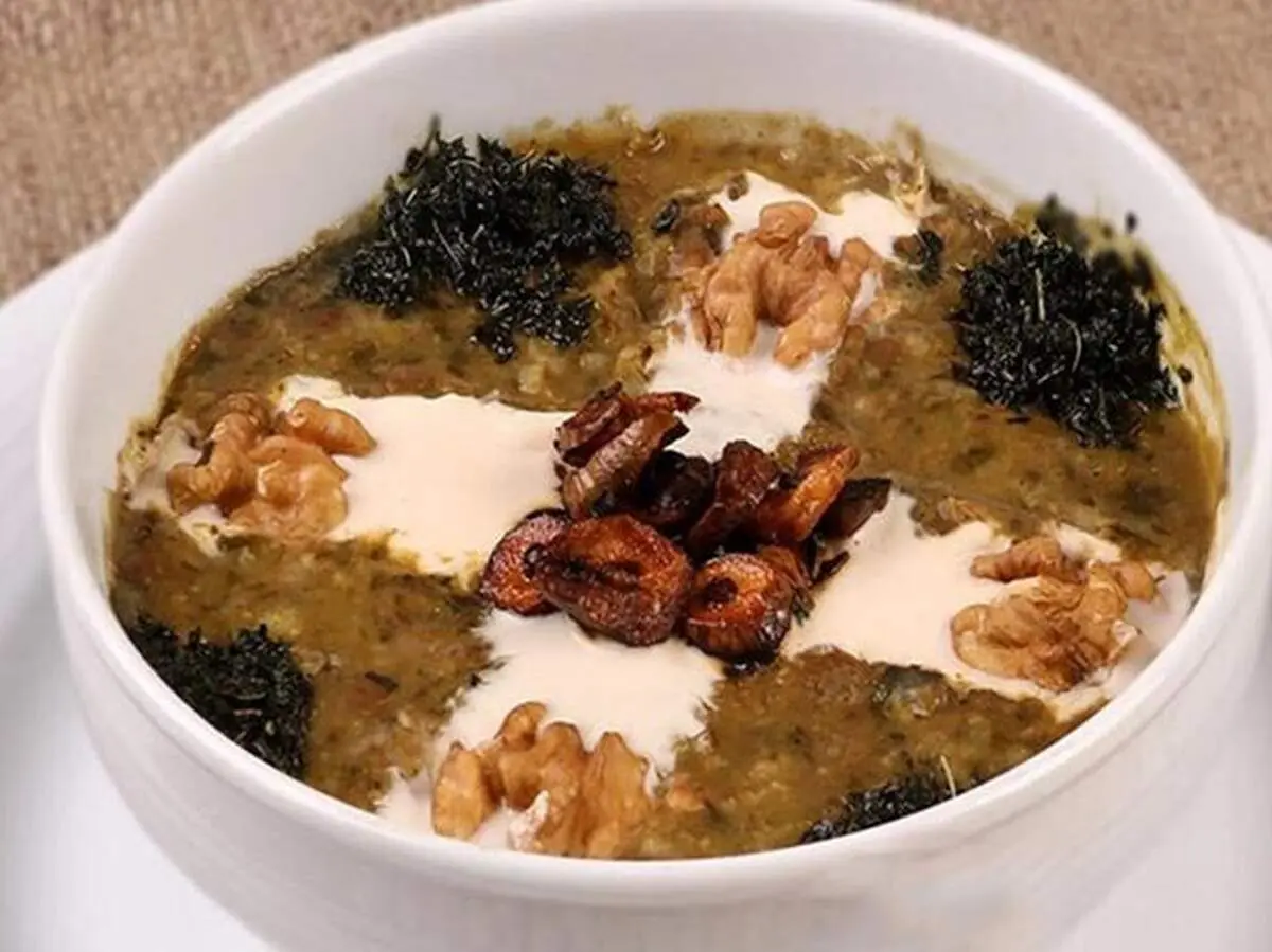 طرز تهیه آش شله قلمکار