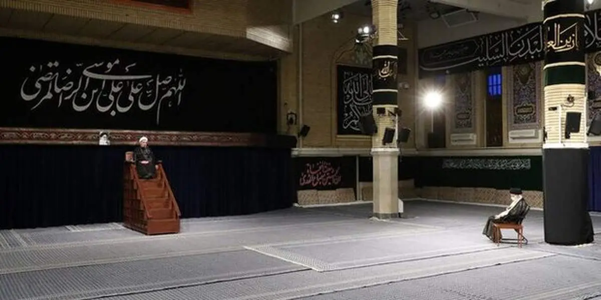 مراسم عزاداری با حضور رهبر انقلاب برگزار شد