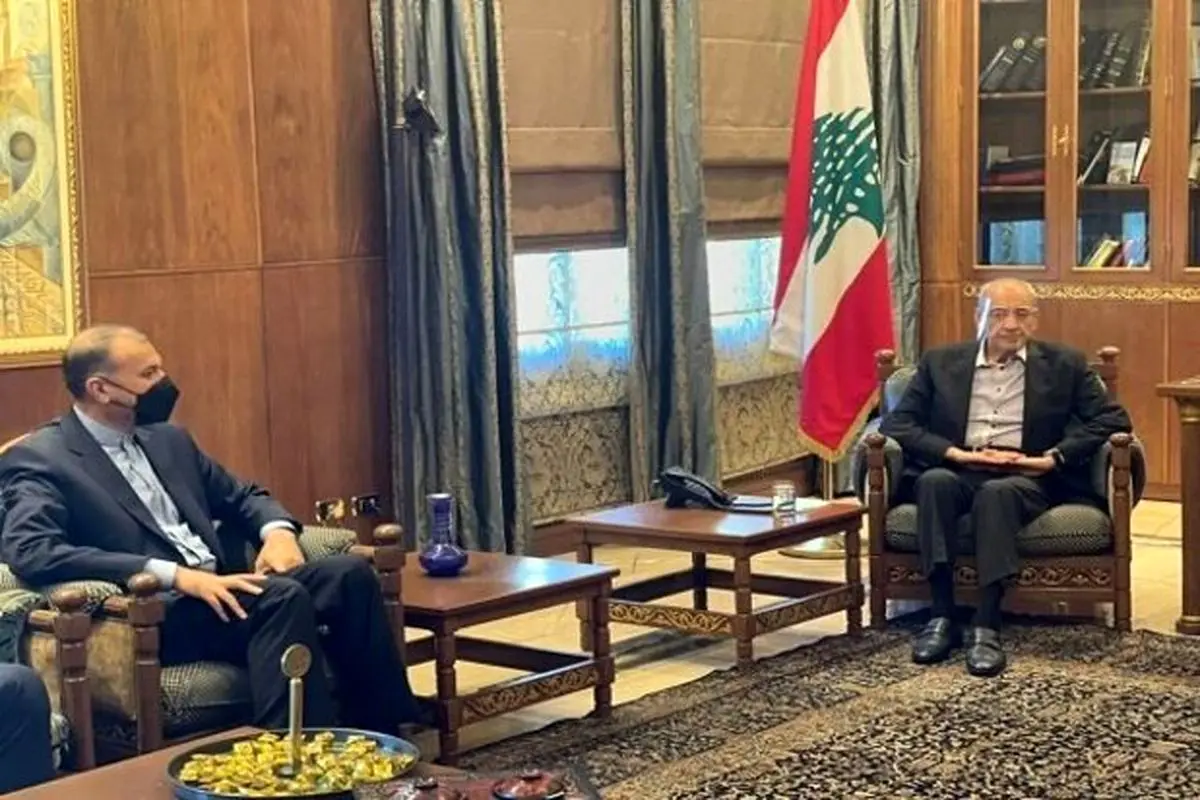 امیرعبداللهیان با رئیس مجلس لبنان دیدار و گفتگو کرد