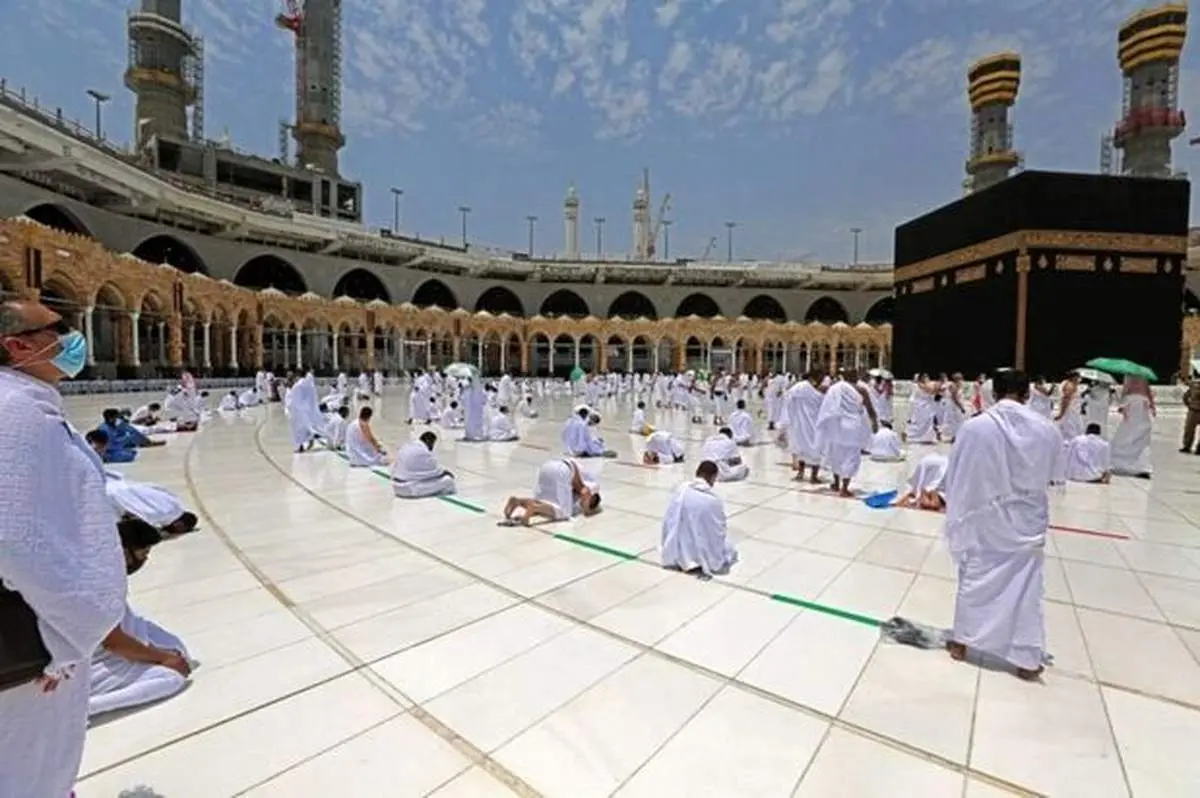 لغو فاصله اجتماعی در مسجد الحرام
