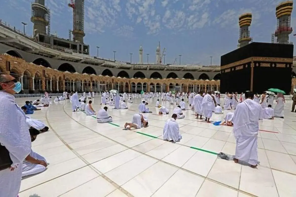 لغو فاصله اجتماعی در مسجد الحرام