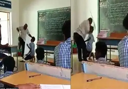 ضرب و شتم یک معلم توسط پدر دانش آموز
