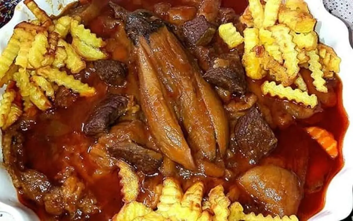خورشت بامیه بادمجان، غذای لذیذ جنوبی