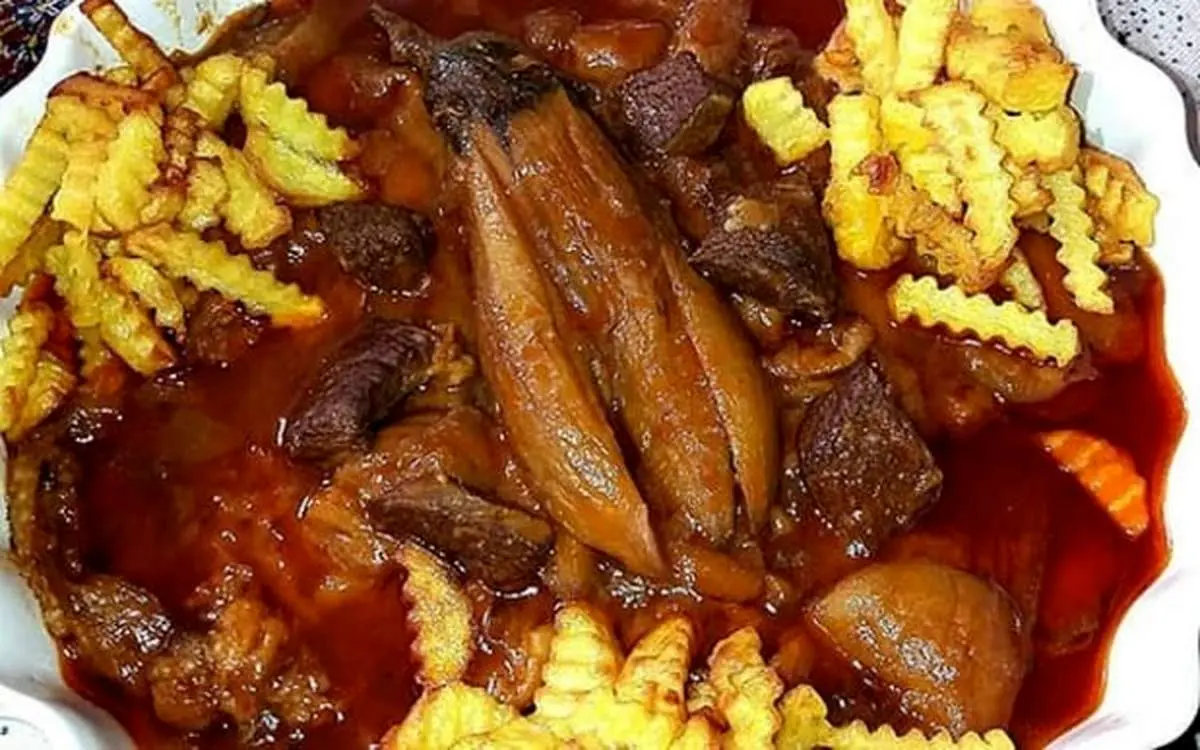 خورشت بامیه بادمجان، غذای لذیذ جنوبی