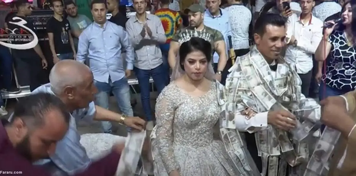 شاباشِ ۷۰ متری برای داماد! + فیلم