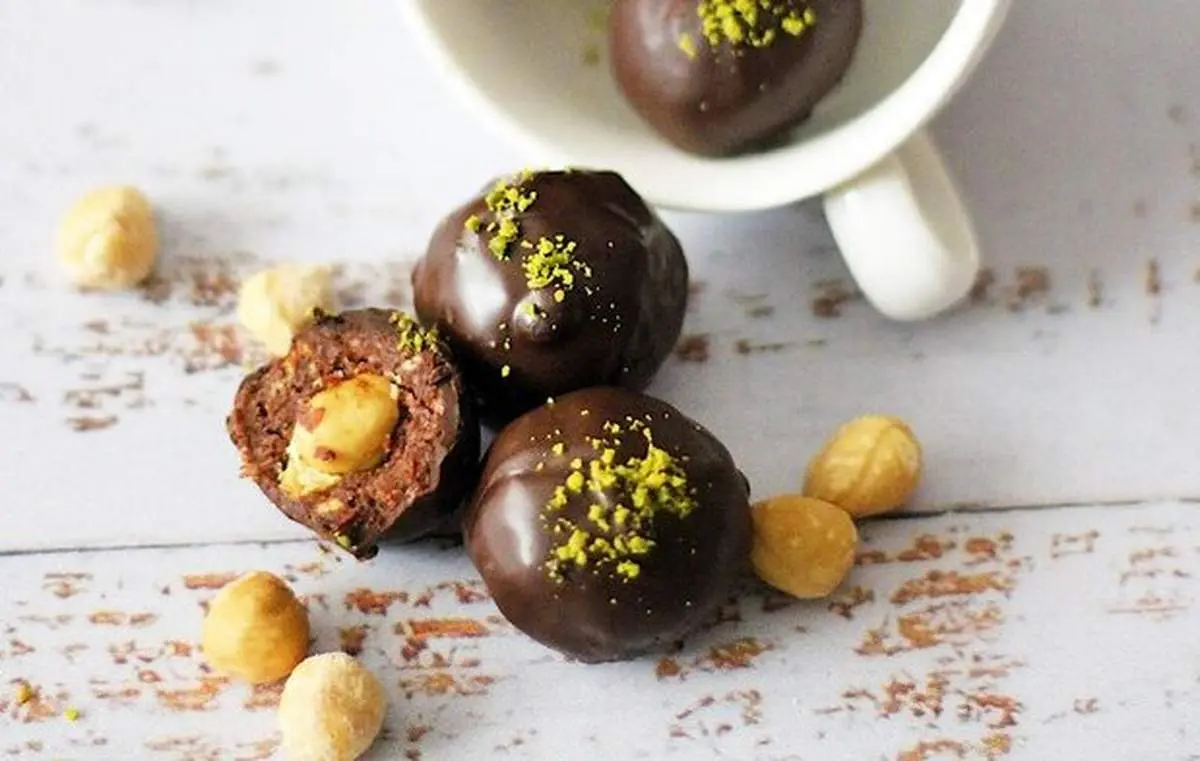 طرز تهیه ترافل فندقی خوشمزه بدون فر