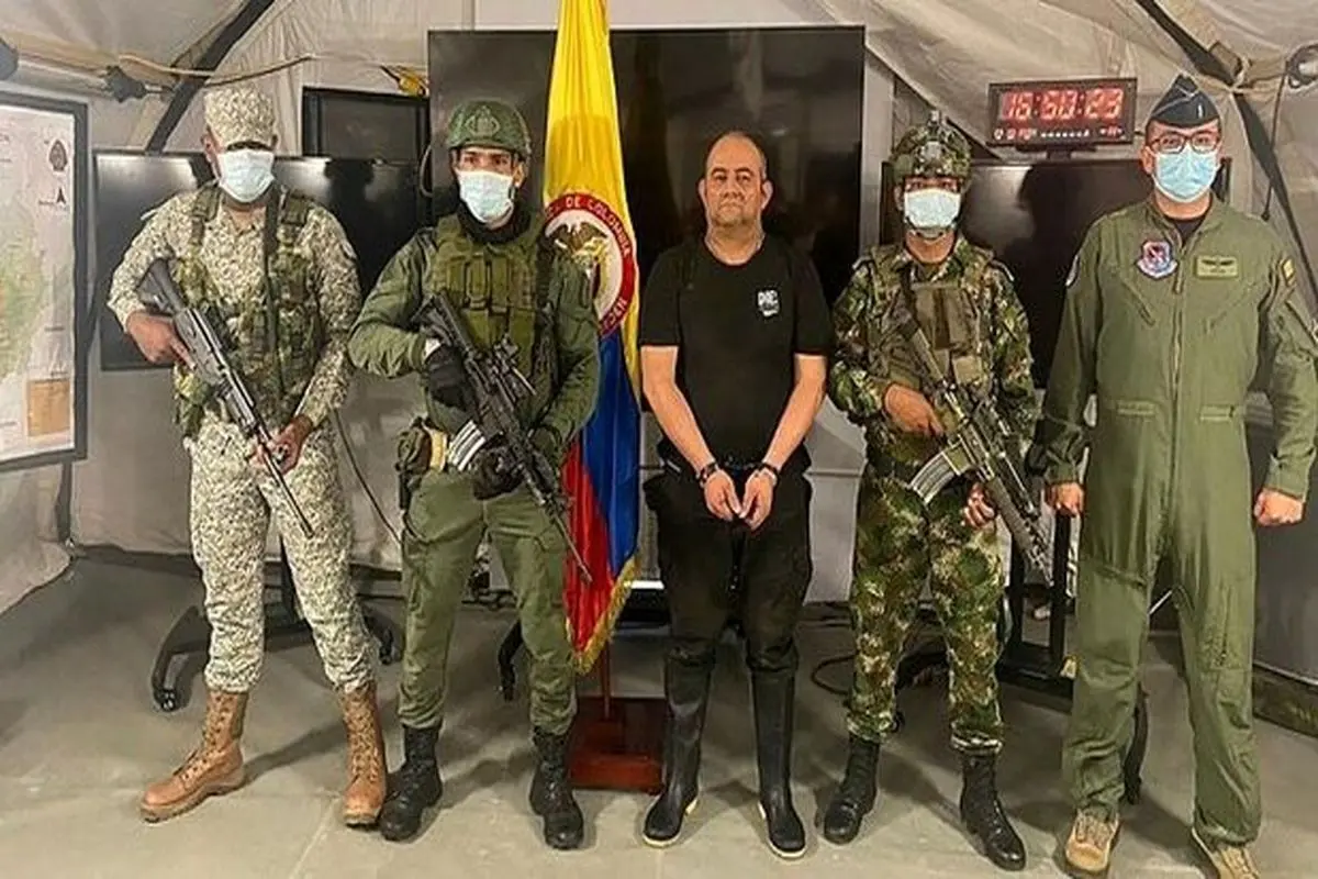 رئیس بزرگترین کارتل کوکائین در کلمبیا بازداشت شد + عکس