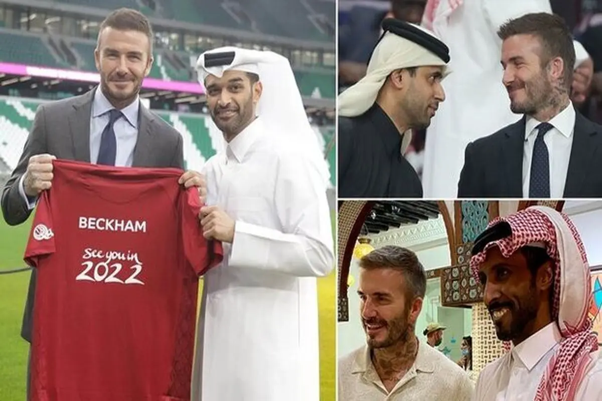 قرارداد نجومی بکام با قطری‌ها برای تبلیغ جام جهانی ۲۰۲۲