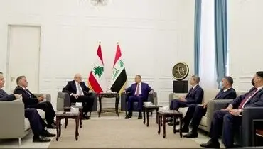 نخست‌وزیر لبنان در بغداد با مصطفی الکاظمی دیدار کرد