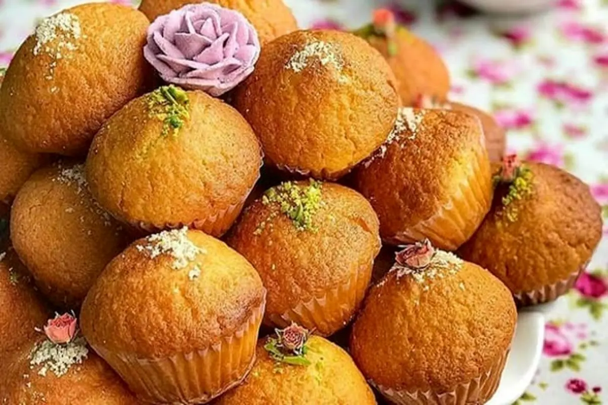 طرز تهیه کیک یزدی زعفرانی، بدون فر