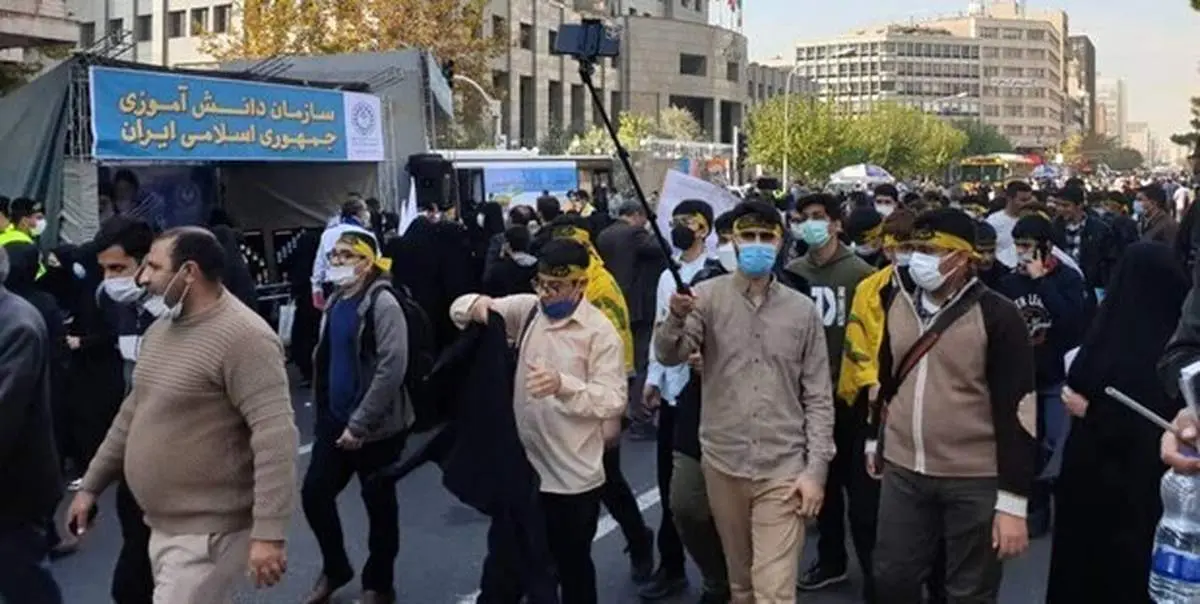 مراسم ویژه یوم الله ۱۳ آبان در تهران / فرمانده کل سپاه: آمریکا صحنهگردان جنگهای نیابتی است