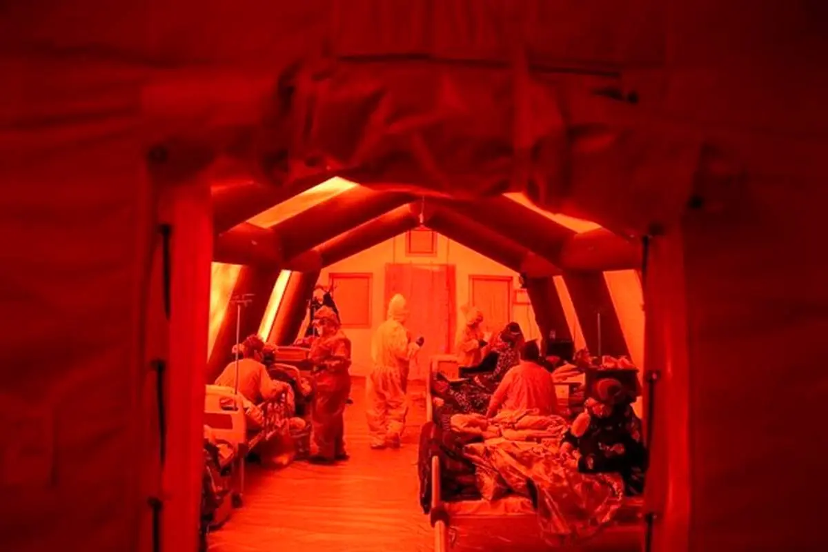 عکس روز| بیمارستان سیار