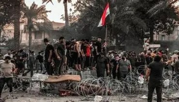 استقرار رعب‌انگیز تانک‌ها در خیابان‌های بغداد پایتخت عراق + فیلم