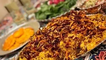 طرز تهیه قیمه شاه عباسی یا قیمه لا پلو با ته‌دیگ ته‌چینی