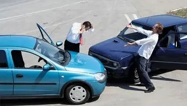 تمارض عجیب و واکنش حیرت‌انگیز یک راننده به یک تصادف کوچک! + فیلم