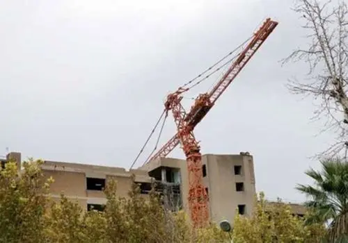 جزئیات خسارات وارد شده در پی سقوط جرثقیل در تهران