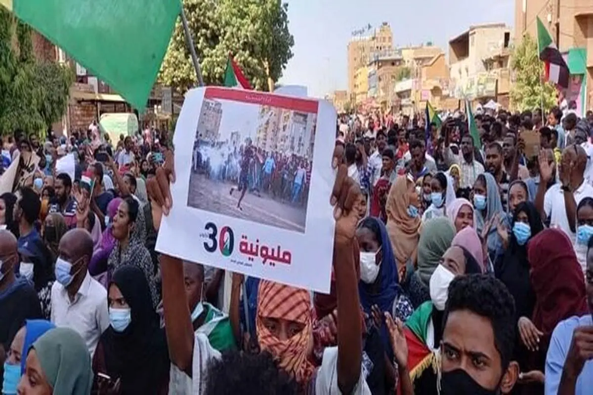 برگزاری تظاهرات مردمی علیه کودتای اخیر در سودان