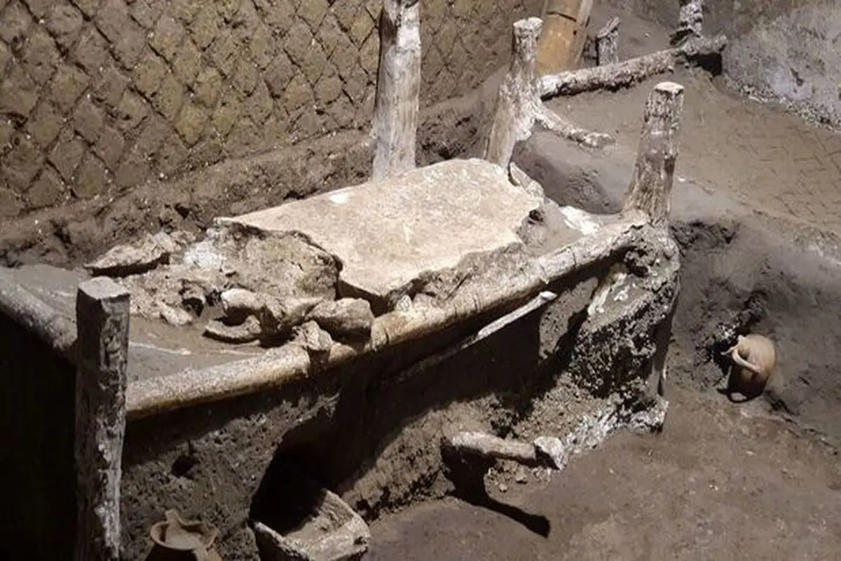 کشف اتاق بردهها در پمپئی