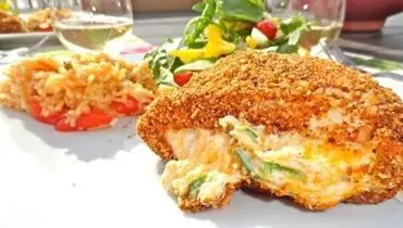 طرز تهیه سینه مرغ شکم پر با فلفل هالوپینو