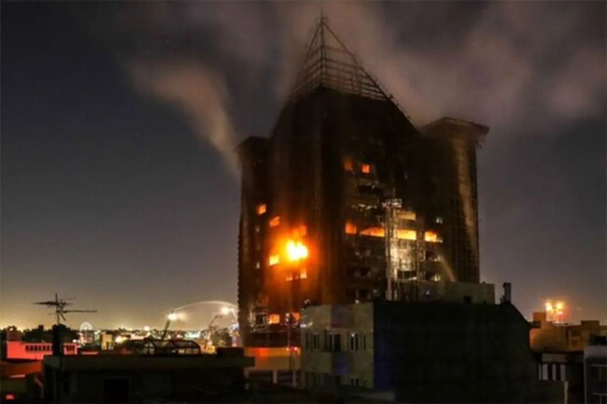 برج رامیلا چالوس چگونه در آتش سوخت؟ +فیلم