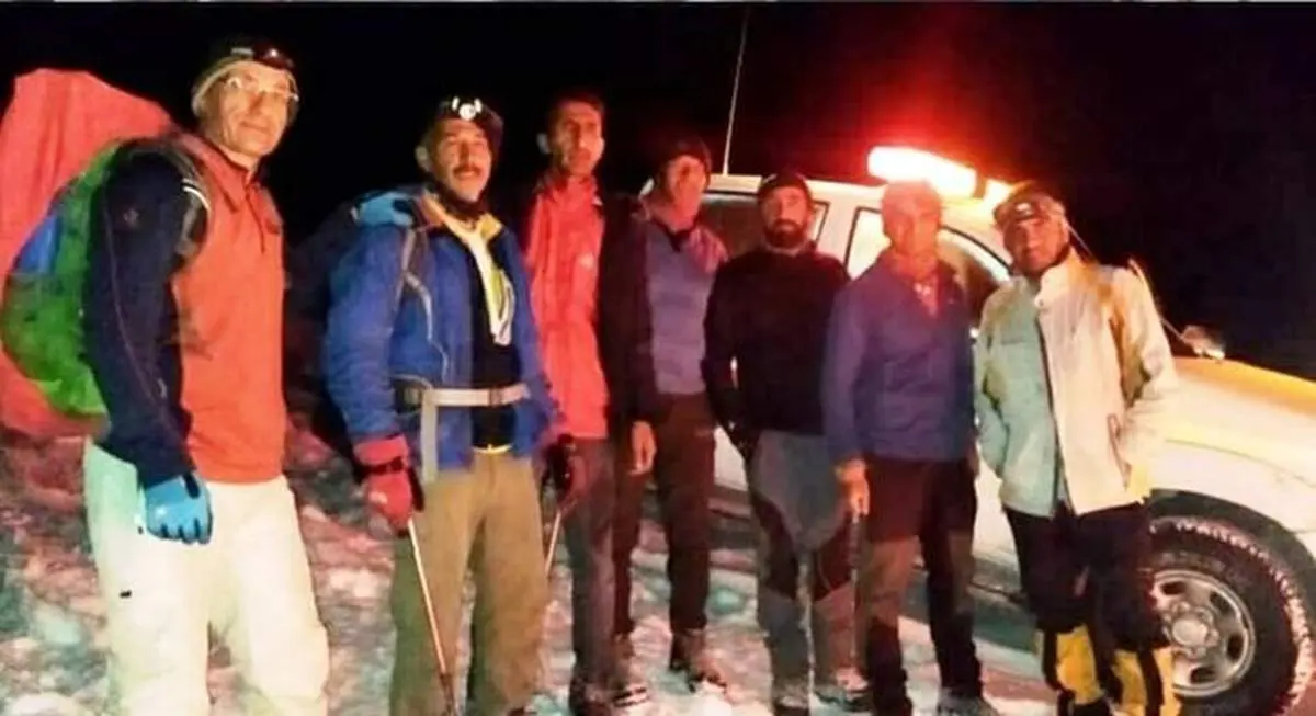 نجات کوهنوردان مفقودشده در ارتفاعات دامغان پس از ۸ ساعت جستوجو