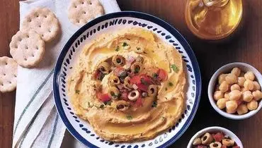 طرز تهیه یک غذای عربی پرطرفدار به نام هوموس