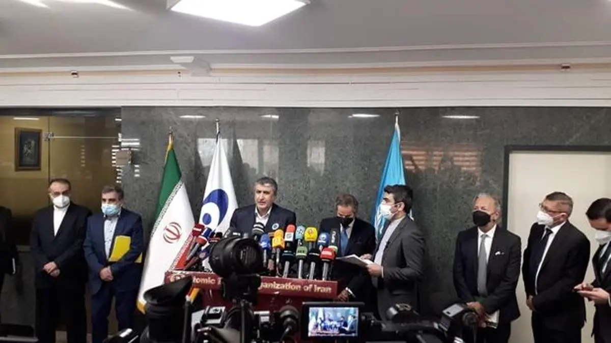 دیدار رافائل گروسی با محمد اسلامی