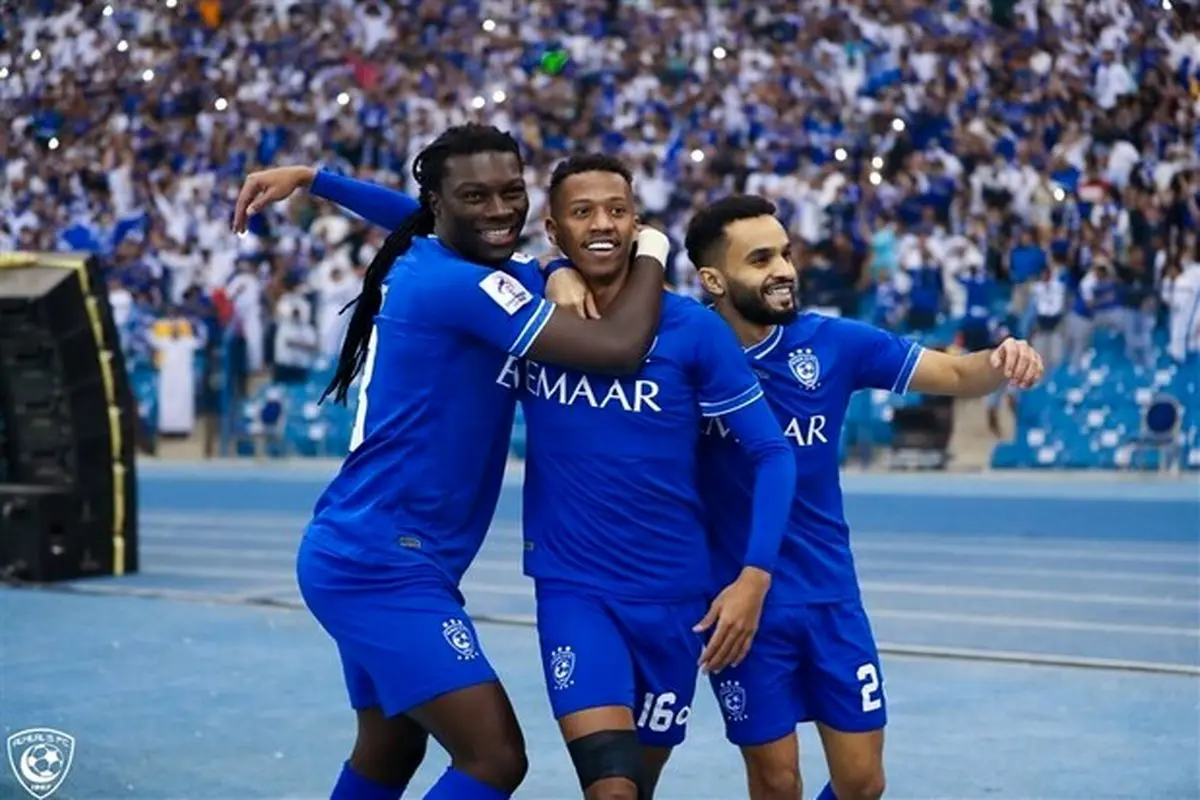 مراسم اهدا جام قهرمانی به الهلال عربستان و شادی بازیکنان + فیلم