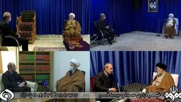 دیدار رئیس رسانه ملی با مراجع عظام تقلید