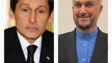 گفتگوی امیرعبداللهیان با وزیرخارجه ترکمنستان