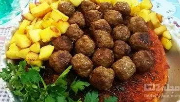 طرز تهیه گوجه پلو با گوشت قلقلی