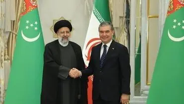 رایزنی روسای جمهور ایران و ترکمنستان در عشق آباد