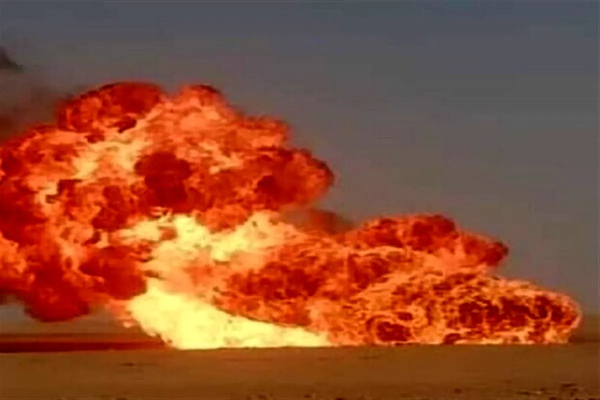 انفجار وحشتناک در خط لوله انتقال نفت در روستای "رمیص" استان خوزستان + فیلم و علت حادثه